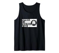 Happiness is A Fresh Piece of Hide Fans Funny Leather Working Fans Débardeur