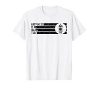 Happiness is A Warm Tube Valve Analogique Audio Tube à Vide T-Shirt