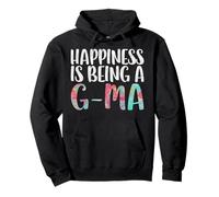 Happiness is Being A G-Ma Shirt Femme Fête des Mères Sweat à Capuche