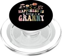 Happiness is Being a Granny Floral Granny Mother's Day PopSockets PopGrip pour MagSafe