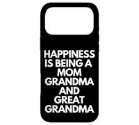 Happiness is Being A Mom Grandma & Great Grandma Mothers Day Coque pour iPhone 17 Pro Max