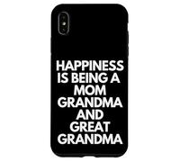 Happiness is Being A Mom Grandma & Great Grandma Mothers Day Coque pour iPhone XS Max