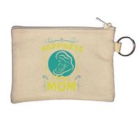 Happiness is Being A Mom Porte-monnaie Beige
