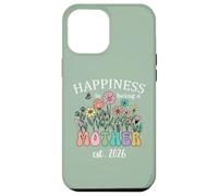 Happiness is Being a Mother 2026 Mom to Be Soon to Be Mommy Coque pour iPhone 12 Pro Max