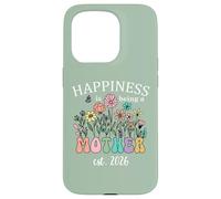 Happiness is Being a Mother 2026 Mom to Be Soon to Be Mommy Coque pour iPhone 15 Pro