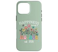Happiness is Being a Mother 2026 Mom to Be Soon to Be Mommy Coque pour iPhone 16 Pro Max