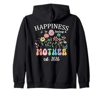 Happiness is Being a Mother 2026 Mom to Be Soon to Be Mommy Sweat à Capuche