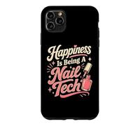 Happiness is Being A Nail Tech Beauté Humour Coque pour iPhone 11 Pro Max