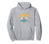 Happiness is Choice : Citation Motivationnelle réconfortante Sweat à Capuche, Unisexe pour Adultes, Gris Chiné, XL