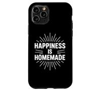 Happiness is Homemade Baking Kitchen Citation Art Coque pour iPhone 11 Pro