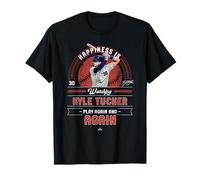 Happiness is Watching Kyle Tucker Chicago Baseball MLBPA T-Shirt