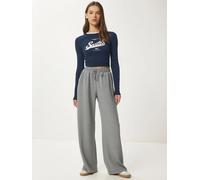 Happiness İstanbul Pantalon de sport gris, Taille L