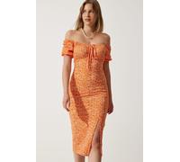 Happiness İstanbul Robe orange, Taille 38