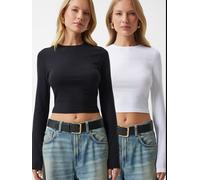 Happiness İstanbul T-shirt noir / blanc, Taille L