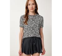 Happiness İstanbul T-shirt noir / blanc, Taille S