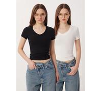 Happiness İstanbul T-shirt noir / blanc, Taille XL