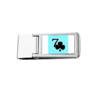 Happiness Neptune Club 7 Poker Porte-monnaie fin en acier inoxydable