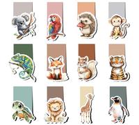 Happirra Marque-pages Magnétiques Pour Enfants, Calendriers De L'Avent, Cadeaux De Noël, Petites Attentions, Cadeaux D'Anniversaire, 12 Pièces