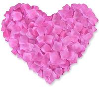 Happium Lot de 1000 pétales de rose artificiels en soie - Décorations romantiques - Émulation - Pétales de rose pour décoration de mariage, Saint-Valentin, confession - Décoration de fête, (roses)