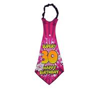 Happium Super Happy Birthday 30e anniversaire cravate numéro 30 fournitures de fête d'anniversaire, fête par âge 30 idées et décorations ceinture d'anniversaire drôle (Violet)
