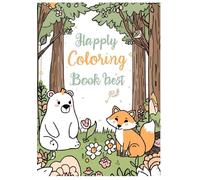 Happly coloring book best: Scopri la magia dei colori con i tuoi amici animali!