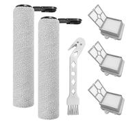 HAPPOW Accessoires pour Roborock F25/F25 LT/F25 RT/F25 ACE/F25 ALT/F25 GT/F25 XT/F25 ACE Combo/F25 Combo, 2 rouleaux de brosse + 3 filtres HEPA + 1 brosse de nettoyage, nettoyage efficace sans