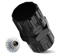 HAPPOW Extracteur de couronne dentée 2 en 1 en acier au carbone pour cassette et volant d'inertie à 12 dents, outil de cassette de vélo, compatible avec les systèmes Shimano 5 à 12 vitesses