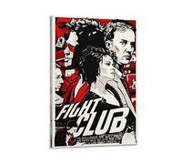 HAPPOW Fight Club Poster de film classique décoratif sur toile pour décoration de maison, chambre à coucher, 30 x 45 cm