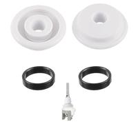 HAPPOW Lot de 2 joints d'étanchéité pour brosse à dents électrique Philips HX6300/HX6500/HX6700/HX6800/HX6900/HX9100/HX9300/HX9600/HX9900, 2 anneaux en plastique et 2 anneaux métalliques