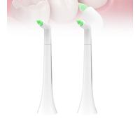 HAPPOW Lot de 2 têtes de brosse interdentaire pour système de tête de brosse Philips Sonicare et Dontodent Click-on - Brosses de rechange pour Philips Sonicare - Microfibre haute densité - Pour