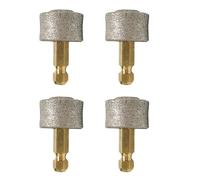 HAPPOW Lot de 4 coupe-griffes de rechange pour chien Grain 80 | Ponceuse à griffes professionnelle pour chien - Têtes de rechange pour Casfuy N10 N20 N30 (têtes convexes)