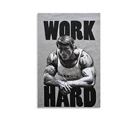 HAPPOW Poster décoratif sur toile Arnold Schwarzenegger - Décoration murale pour maison, chambre à coucher - 40 x 60 cm