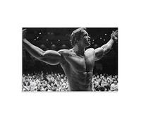 HAPPOW Poster décoratif sur toile Arnold Schwarzenegger Mr Olympia - Impression d'art moderne pour chambre à coucher (60 x 90 cm)