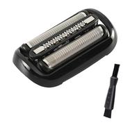 HAPPOW Tête de rasage compatible avec Braun Series 5/6 53B, tête de rasoir compatible avec tondeuse de précision, accessoire de rasoir électrique avec brosse de nettoyage (noir)