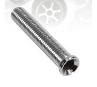 HAPPOW Vis creuse M12 x 70 mm pour évier - Vis creuse en laiton chromé - Vis de réglage pour bonde à tamis - Vis de réglage pour lavabos - Pièces de rechange pour évier Franke/Blanco