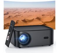 HAPPRUN Smart Vidéoprojecteur Natif 1080P 1000 ANSI, Projecteur 4K WiFi Bluetooth avec App Intégrée et Focus Électrique, Portable pour Home Cinéma, Chambre et Extérieur