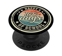 Happy 100 Days of School for Kids and Teachers PopSockets PopGrip Adhésif