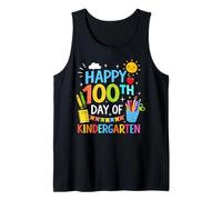 Happy 100th Day of Kindergarten Boys Girls Teacher 100 Days Débardeur