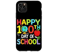 Happy 100th Day of Kindergarten Teacher Boys Girls 100 Days Coque pour iPhone 11 Pro Max