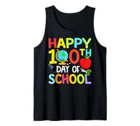 Happy 100th Day of Kindergarten Teacher Boys Girls 100 Days Débardeur