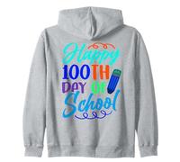 Happy 100Th Day of School Team Cute Sweet 100 Days Dictons Sweat à Capuche