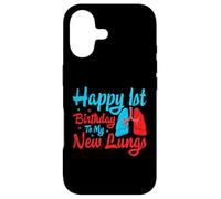 Happy 1st Birthday to My New Lungs Don d'organes Coque pour iPhone 17