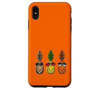 Happy 3 Amis Lunettes de Soleil Ananas Caraïbes Party Cocktail Coque pour iPhone XS Max