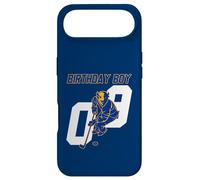 Happy 9th Birthday Boy Hockey Bison Hockey sur Glace Thème Coque pour iPhone Air