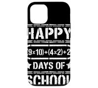 Happy (9x10)+(4x2)+2 Days of School Tableau Mathématique Coque pour iPhone 12/12 Pro