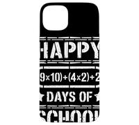 Happy (9x10)+(4x2)+2 Days of School Tableau Mathématique Coque pour iPhone 15 Plus