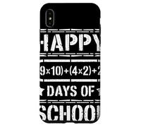 Happy (9x10)+(4x2)+2 Days of School Tableau Mathématique Coque pour iPhone XS Max