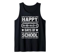 Happy (9x10)+(4x2)+2 Days of School Tableau Mathématique Débardeur