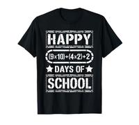 Happy (9x10)+(4x2)+2 Days of School Tableau Mathématique T-Shirt