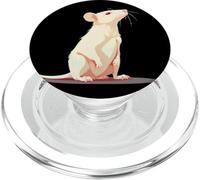 Happy Albino Pet pour Les Amateurs de Costumes de Rats et de Souris PopSockets PopGrip pour MagSafe